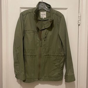 Madewell utility green jacket